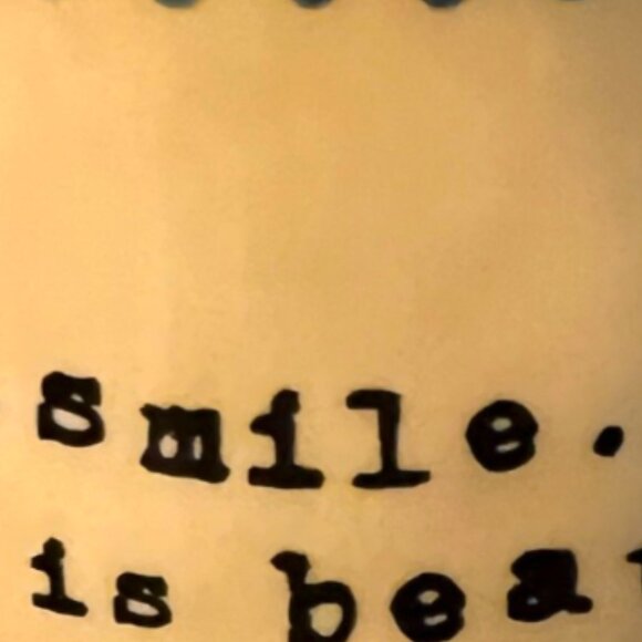 NATURAL LIFE Stoneware Cup Stop Smile Breathe Life Is Beautiful Boho Floral Gift - Picture 8 of 14